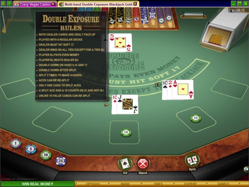 Блэкджек в открытую - Double Exposure