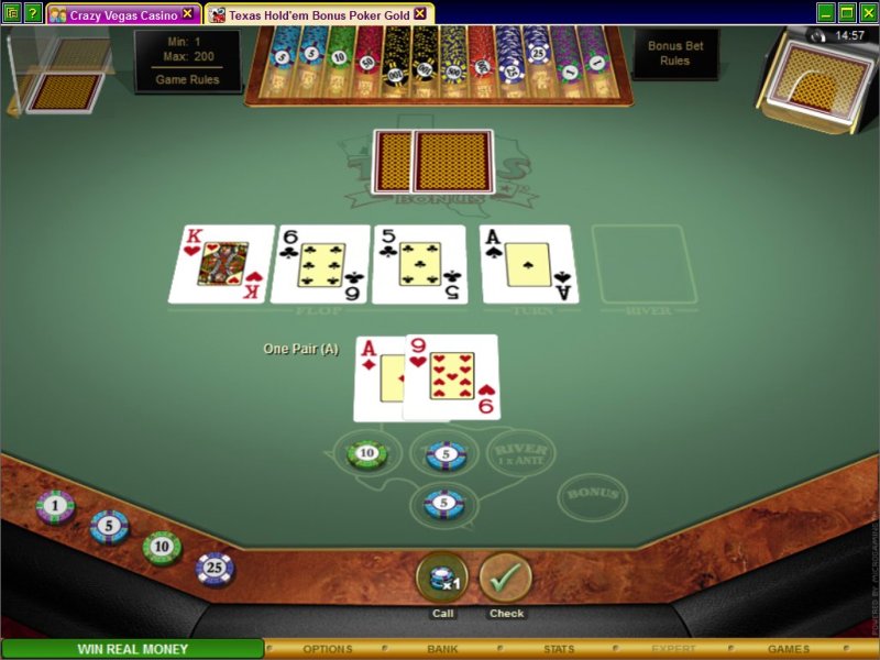 Техасский холдем бонус - Texas Holdem Bonus