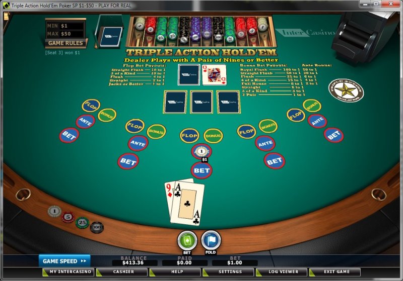 Трипл экшен холдем - Triple Action Holdem