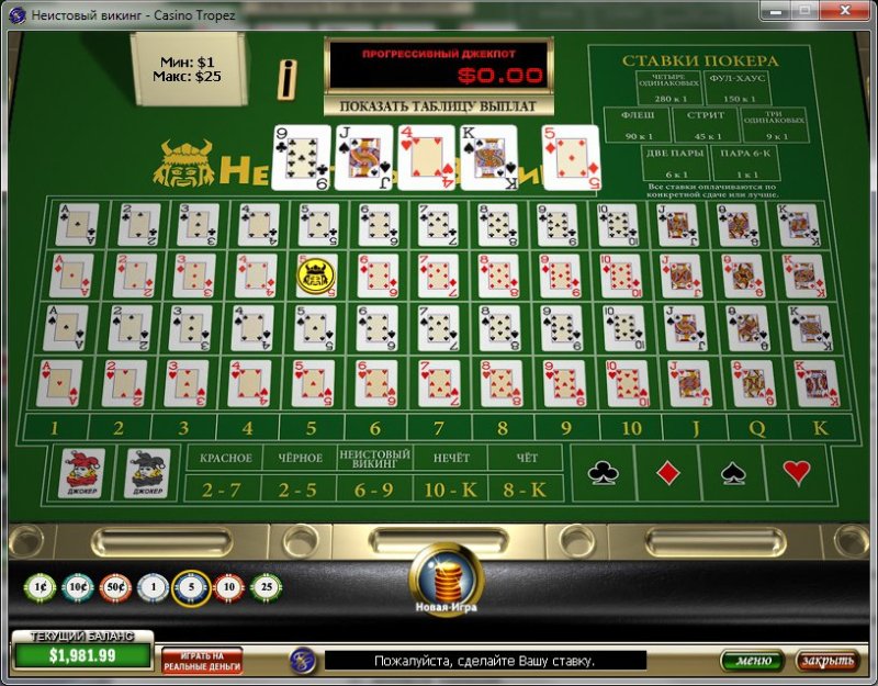 Неистовый викинг или карточная рулетка - Wild Viking